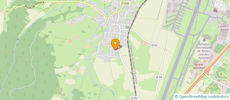 localisation de l'entreprise O COEUR DES PYRENEES  OSSUN