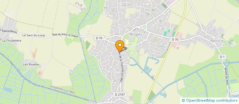 localisation de l'entreprise O'COEUR VENDEEN  LONGEVILLE-SUR-MER