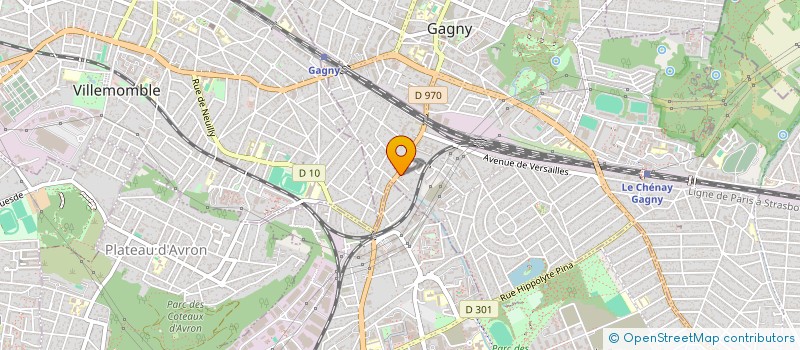 localisation de l'entreprise O'COIN DU COEUR à GAGNY