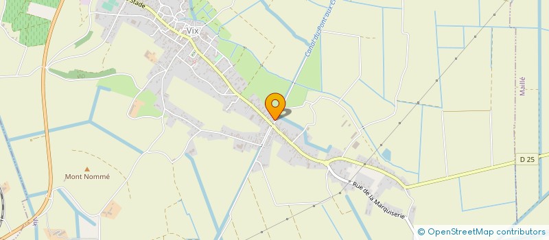 localisation de l'entreprise O COM' 3 POMMES  VIX