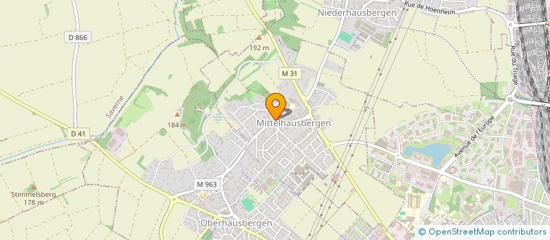 localisation de l'entreprise O'COM VIET  MITTELHAUSBERGEN