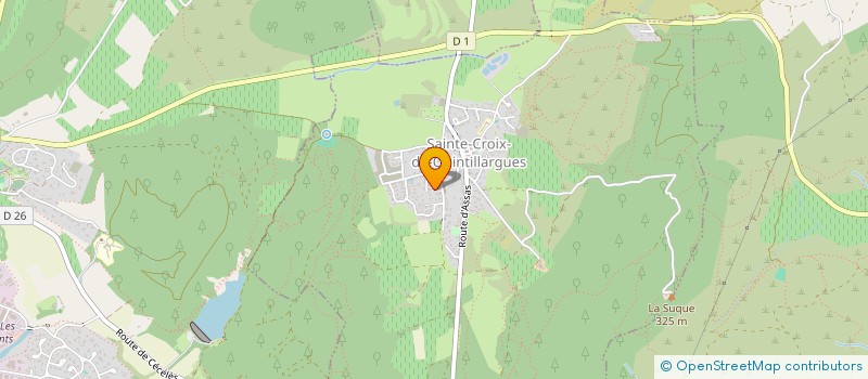 localisation de l'entreprise O'COMME 3 POMMES à SAINTE-CROIX-DE-QUINTILLARGUES