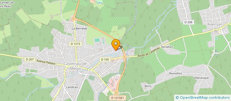 localisation de l'entreprise O COMME 3 POMMES à CASTELNAU-DE-MEDOC