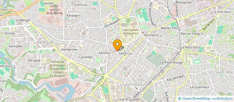 localisation de l'entreprise O COMME TROIS POMMES à BREST