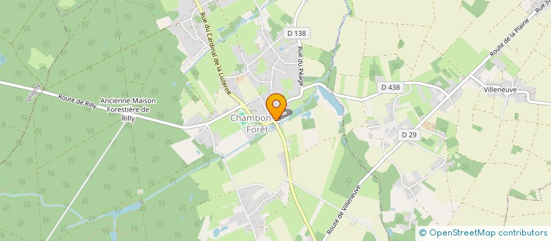 localisation de l'entreprise O COMME TROIS POMMES à CHAMBON-LA-FORET