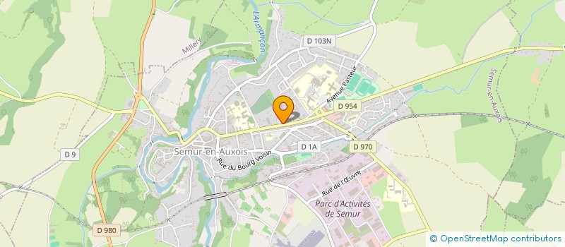 localisation de l'entreprise O COMPTOIR DES FILLES  SEMUR-EN-AUXOIS