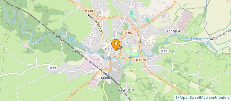 localisation de l'entreprise O COMPTOIR DES SAVEURS à GRAMAT