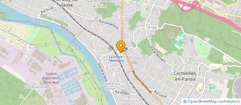 localisation de l'entreprise O'CONCEPT  LA FRETTE-SUR-SEINE