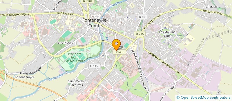 localisation de l'entreprise O CONCEPT  FONTENAY-LE-COMTE