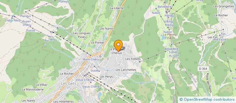 localisation de l'entreprise O'CONNOR  LES GETS