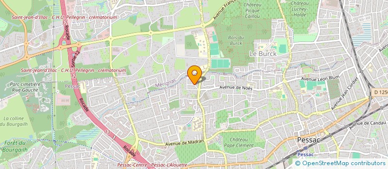 localisation de l'entreprise O.CONSEIL à PESSAC