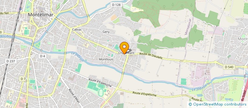 localisation de l'entreprise O CONVIVIAL  MONTELIMAR