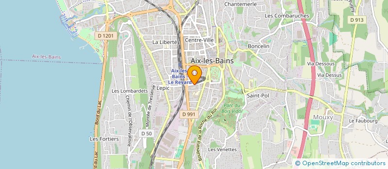 localisation de l'entreprise O CORPS & AMES à AIX-LES-BAINS