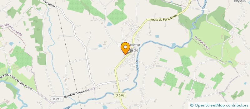 localisation de l'entreprise O COURANT RESTEZ CONNECTE  LA SAUVETAT-SUR-LEDE