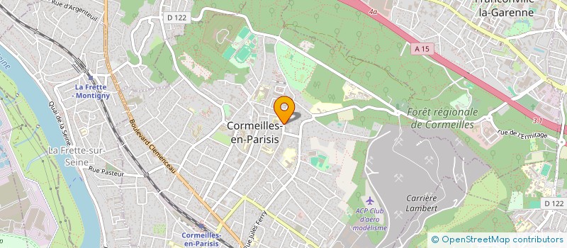 localisation de l'entreprise O.CREATION à CORMEILLES-EN-PARISIS