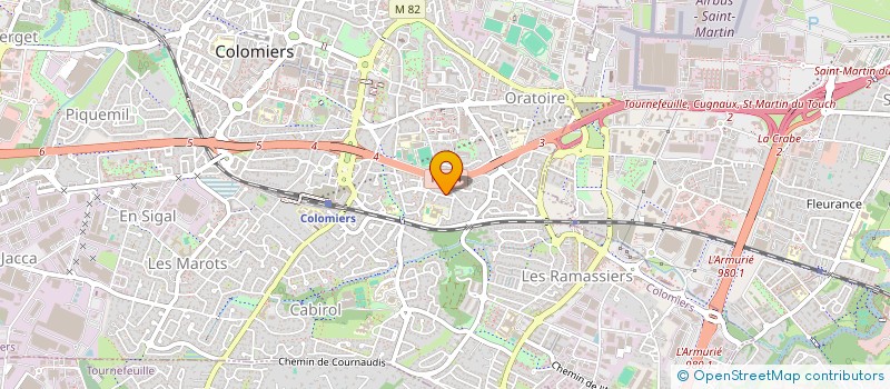 localisation de l'entreprise O CRISTAL à COLOMIERS