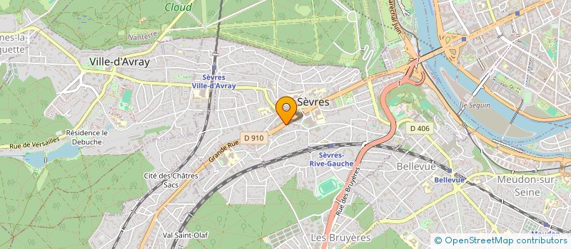 localisation de l'entreprise O CROC 'HEURE à SEVRES