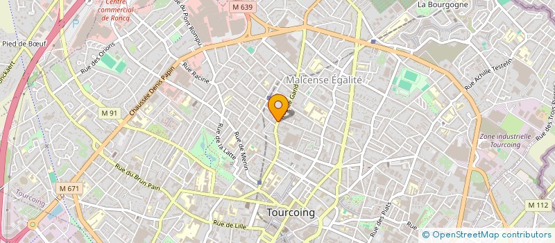 localisation de l'entreprise O'CROUSTI CHICKEN  TOURCOING