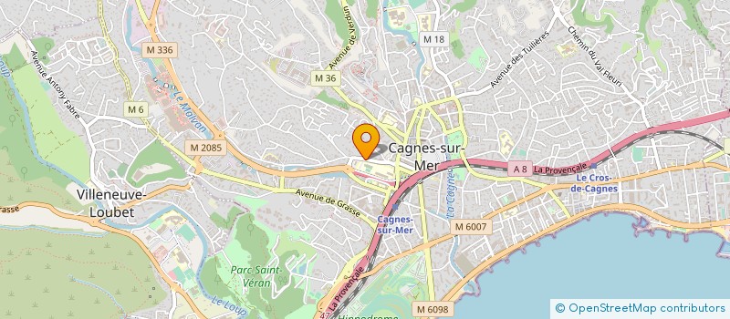 localisation de l'entreprise O'CUMIN à CAGNES-SUR-MER