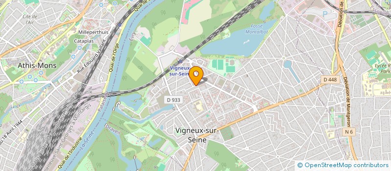 localisation de l'entreprise O'CUT à VIGNEUX-SUR-SEINE