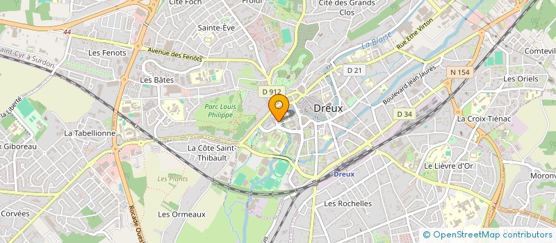 localisation de l'entreprise O.D.A.R.P.A à DREUX