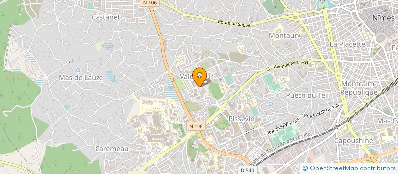 localisation de l'entreprise O.D. CONSEIL  NIMES