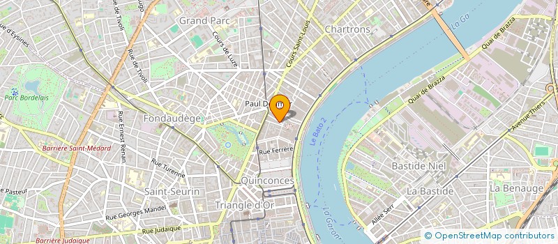 localisation de l'entreprise O.D.E.S.A (OPEN DECENTRALIZED EXCHANGE SOFTWARE ALLIANCE)  BORDEAUX