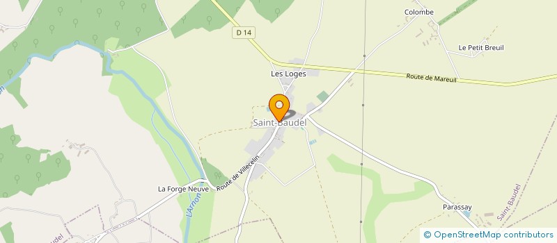 localisation de l'entreprise O D M à SAINT-BAUDEL