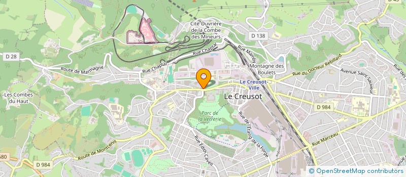 localisation de l'entreprise O.D.S à LE CREUSOT