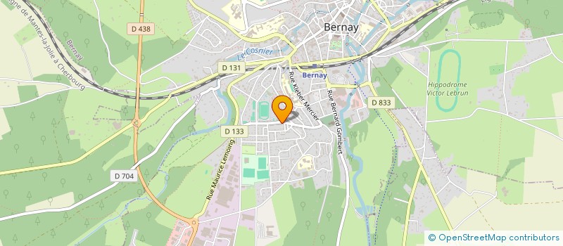 localisation de l'entreprise O&D SERVICES à BERNAY