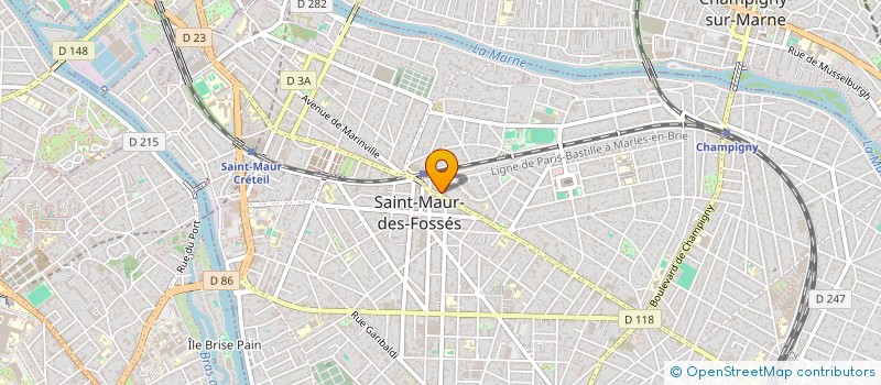 localisation de l'entreprise O.D.T à SAINT-MAUR-DES-FOSSES