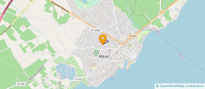 localisation de l'entreprise O.D.T.B.  MEZE