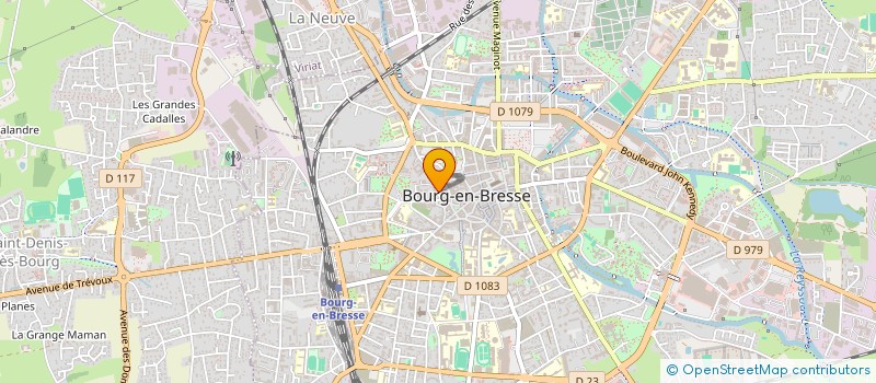 localisation de l'entreprise O.D.VIAN à BOURG-EN-BRESSE