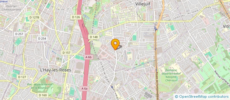 localisation de l'entreprise O'DACE  VILLEJUIF