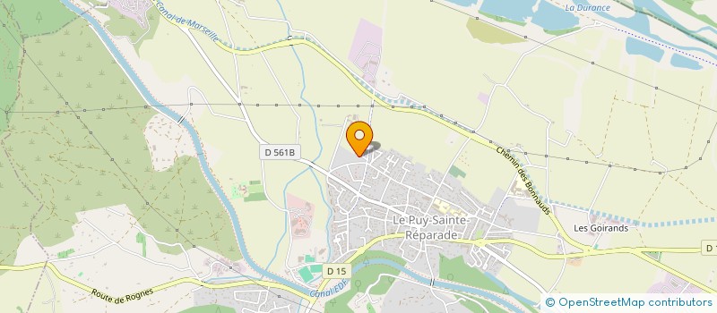 localisation de l'entreprise O'DACE  LE PUY-SAINTE-REPARADE