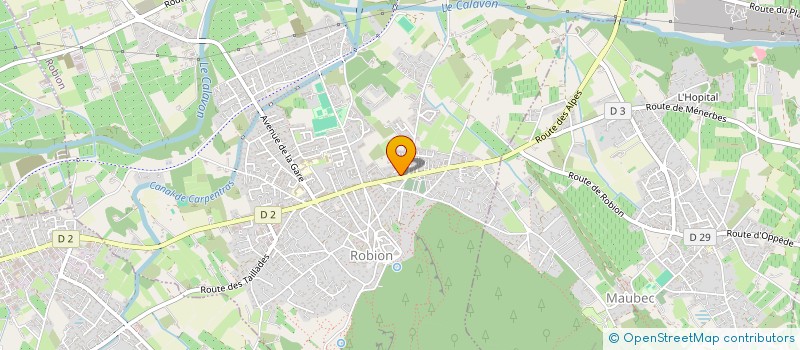 localisation de l'entreprise O'DAYA  ROBION