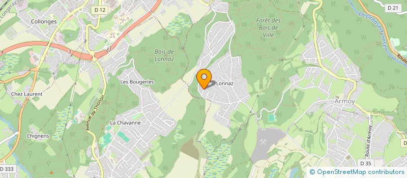 localisation de l'entreprise O DE GAMME  ARMOY