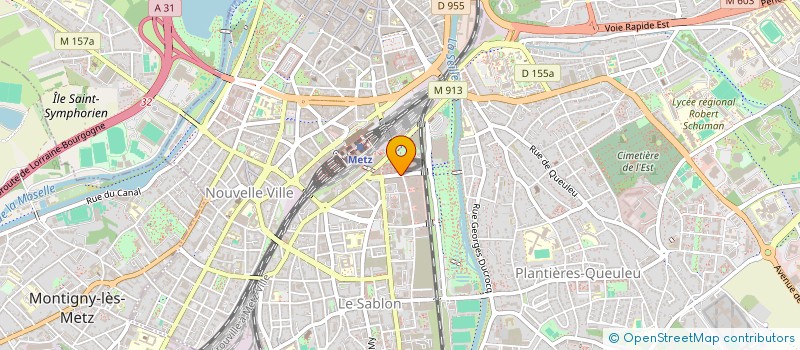 localisation de l'entreprise O DE MUSE  METZ