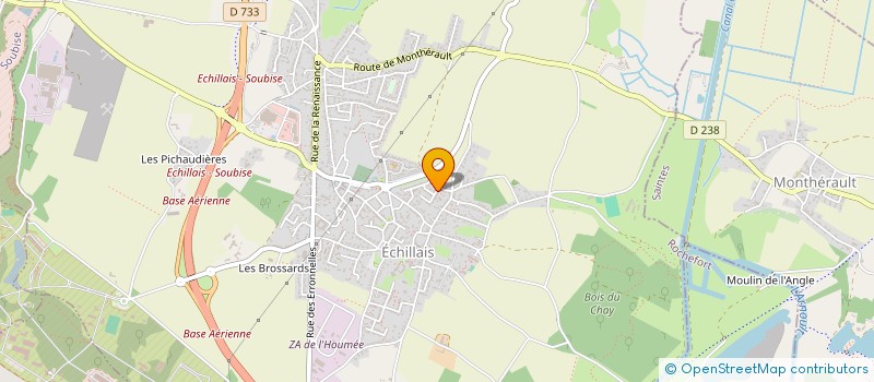 localisation de l'entreprise O.DEBUISSY  ECHILLAIS