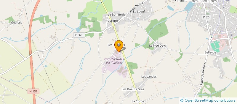 localisation de l'entreprise O'DECAP à GRANDCHAMP-DES-FONTAINES