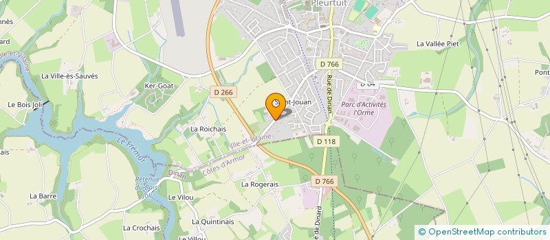 localisation de l'entreprise O'DECLIC  PLEURTUIT