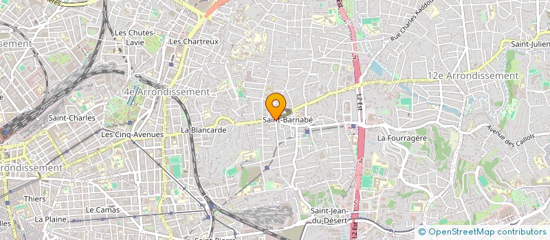 localisation de l'entreprise O'DELICE à MARSEILLE