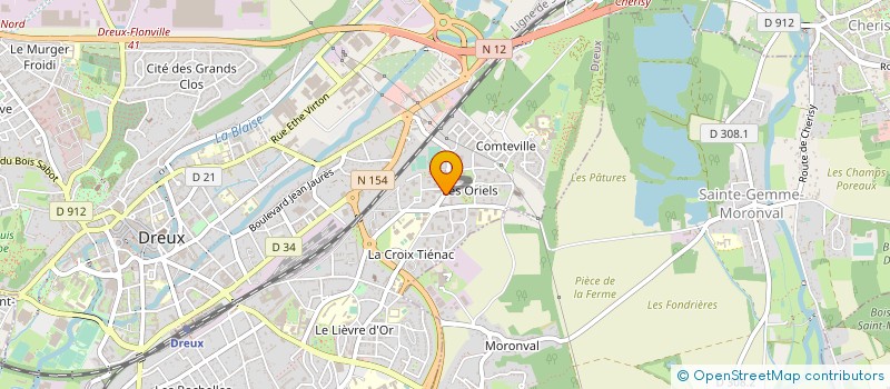 localisation de l'entreprise O DELICE BURGER à DREUX
