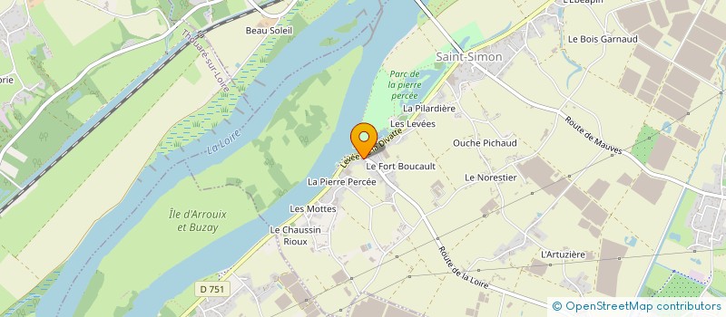 localisation de l'entreprise O DELICE DE LOIRE  DIVATTE-SUR-LOIRE