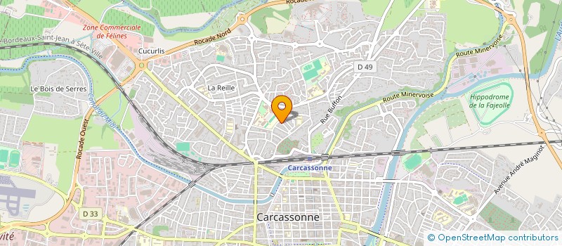 localisation de l'entreprise O DELICE DES SANDWICHS à CARCASSONNE