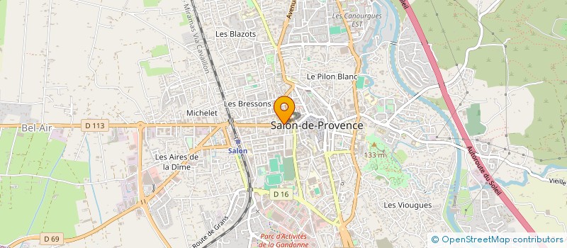 localisation de l'entreprise O'DELICE DES SENS à SALON-DE-PROVENCE