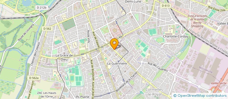 localisation de l'entreprise O DELICE FOOD à CAEN
