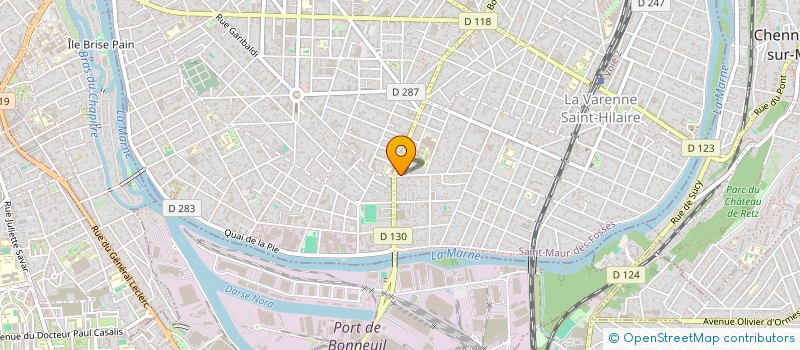 localisation de l'entreprise O'DELICE PIZZA à SAINT-MAUR-DES-FOSSES