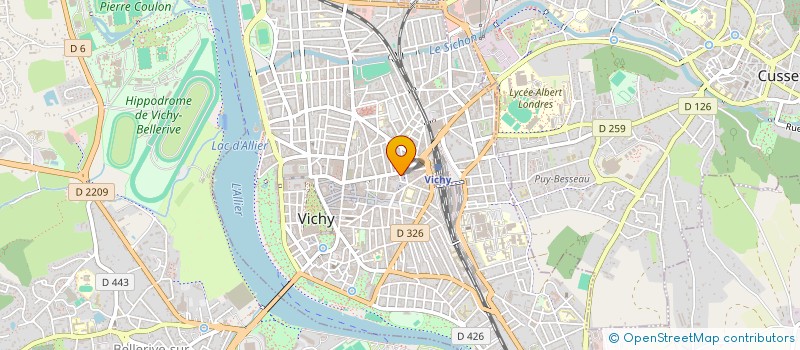 localisation de l'entreprise O'DELICES à VICHY