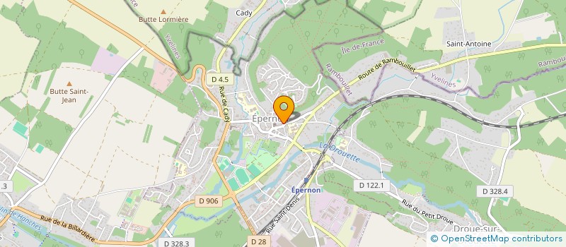 localisation de l'entreprise O'DELICES à EPERNON